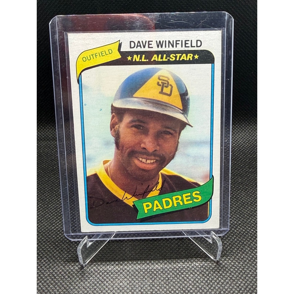 1980 Topps Dave Winfield San Diego Padres NL All-Star Baseball Card 230